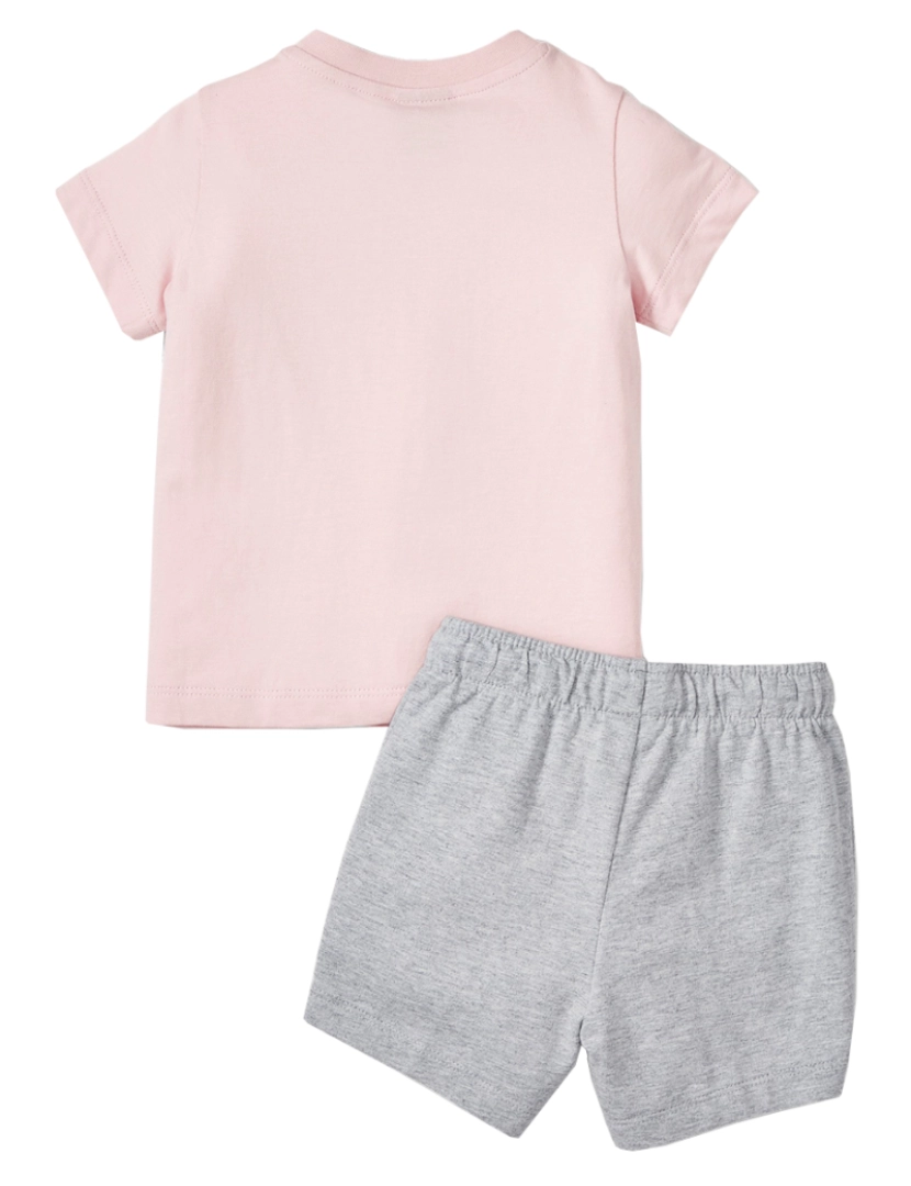 imagem de Minicats Tee conjunto curto, camisa rosa2