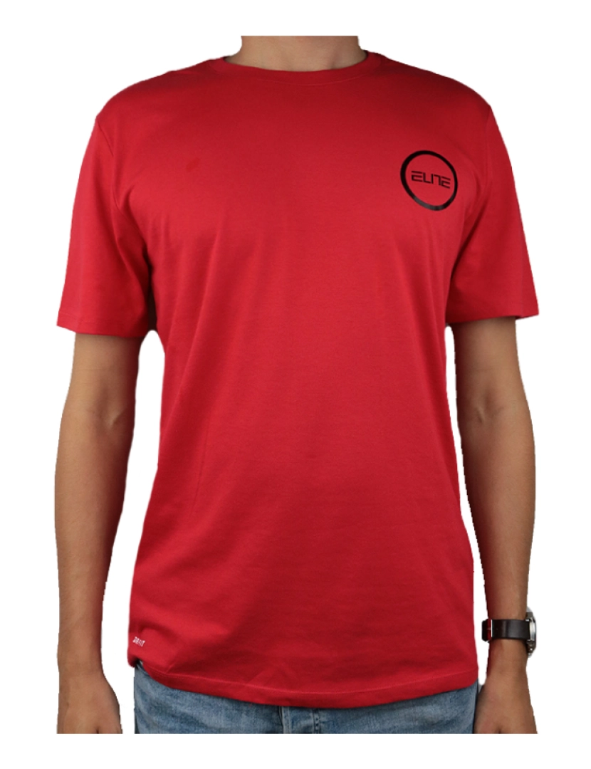 Nike - Tee de bola de elite seca, T-shirt vermelha