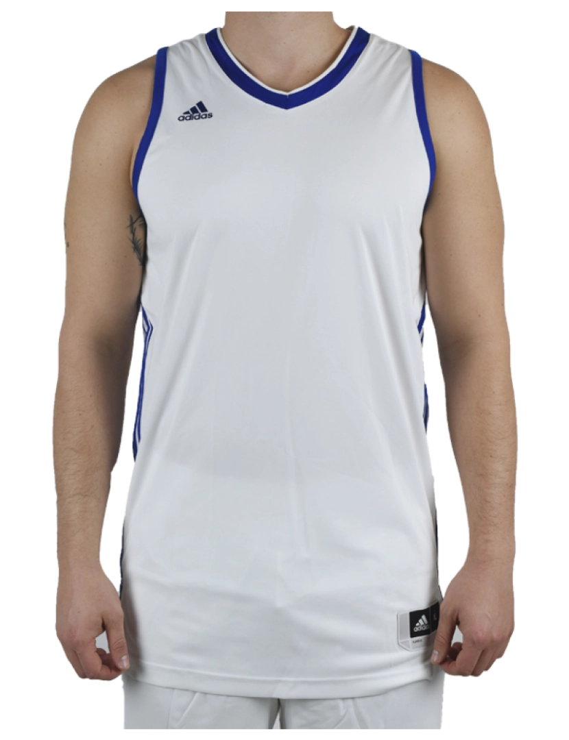 Adidas Performance - E Kit Jsy 3.0, camisa branca