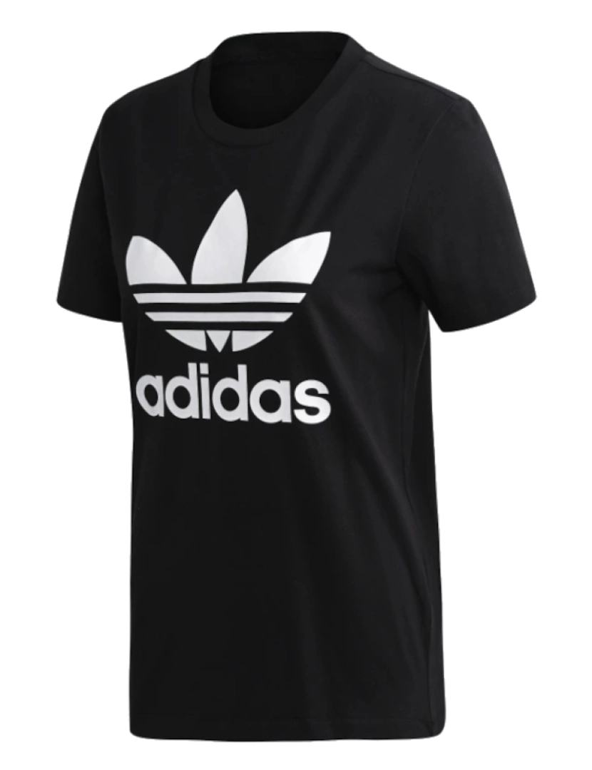 Adidas Originals - Trefoil Tee, T-shirt preta
