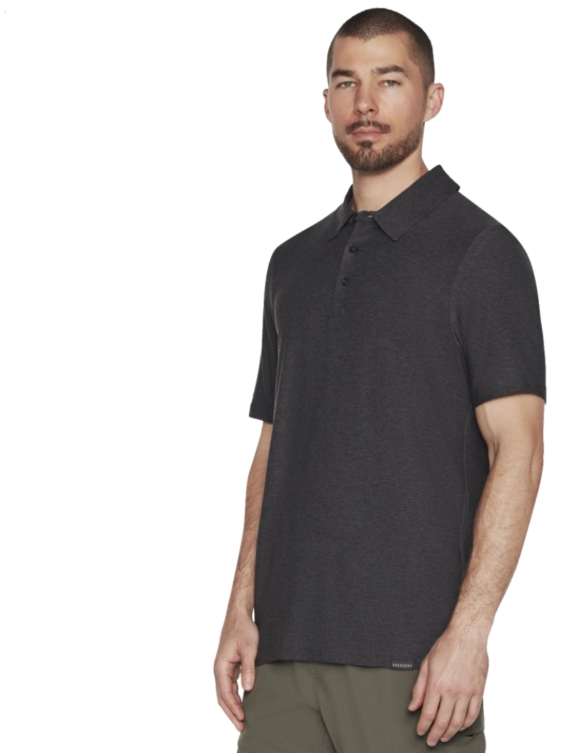 Skechers - Go Dri All Day Polo, Camisa Polo Grey