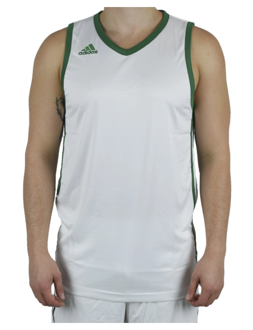 Adidas Performance - E Kit Jsy 3.0, camisa branca