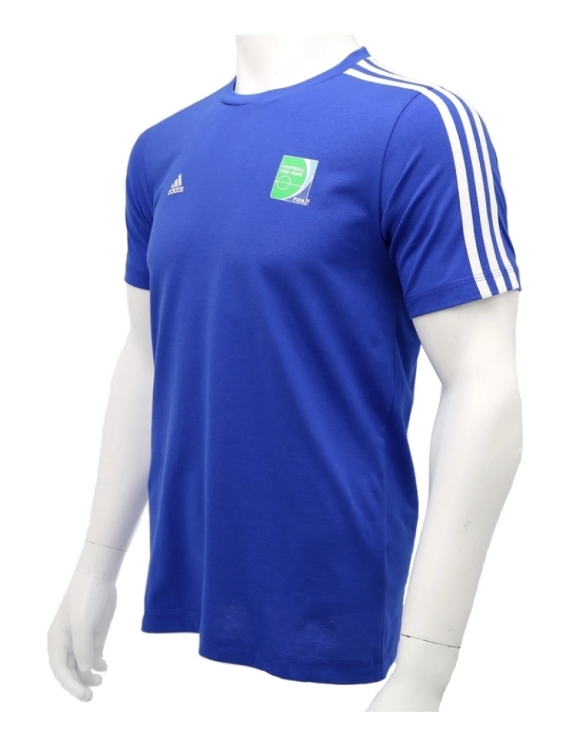 imagem de Adidas Ffh Tee Crianças, Camisa Azul3