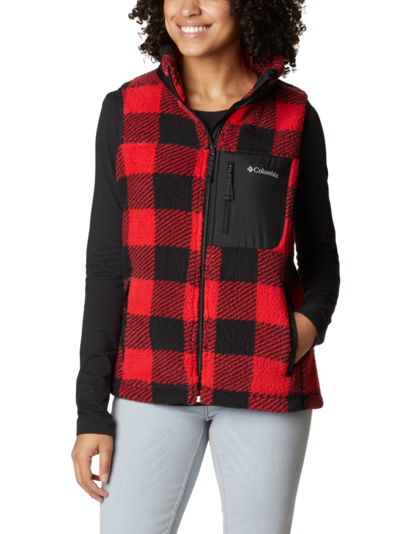 Columbia - West Bend Veste, Colete vermelho