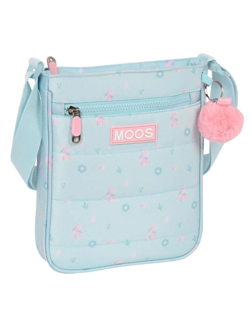 Moos - Bolso Bandolera Moos Garden 21 x 25 x 4.5 cm Turquesa