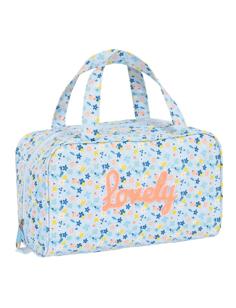 Moos - Bolsa Escolar Moos Lovely Azul Claro (31 x 14 x 19 cm)