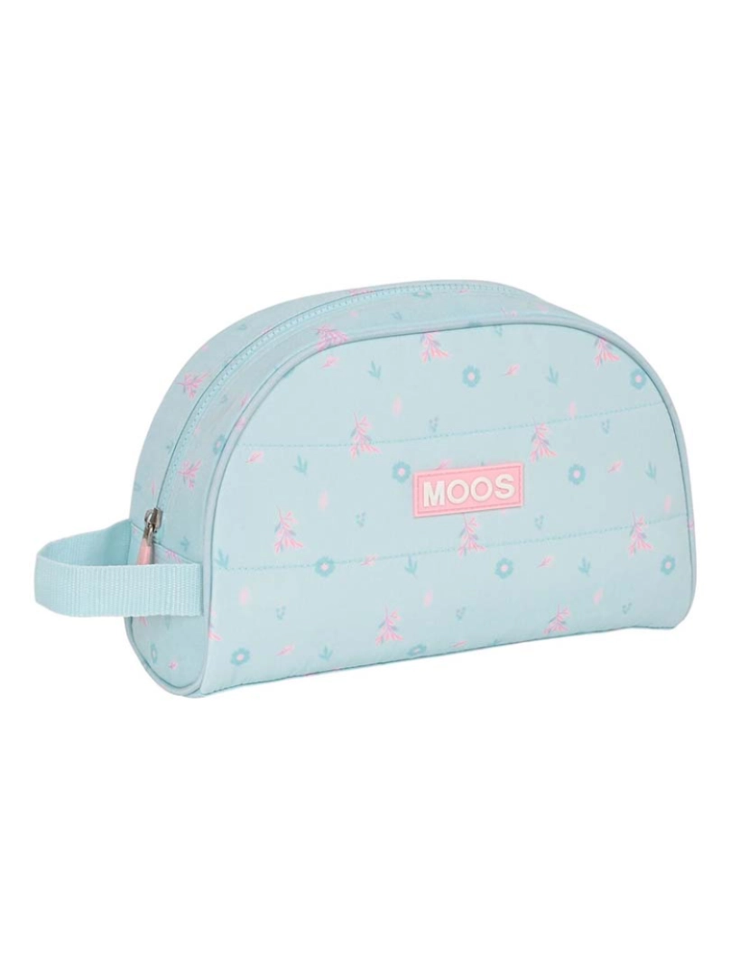 Moos - Bolsa de toalete infantil Moos Garden 28 x 18 x 10 cm turquesa