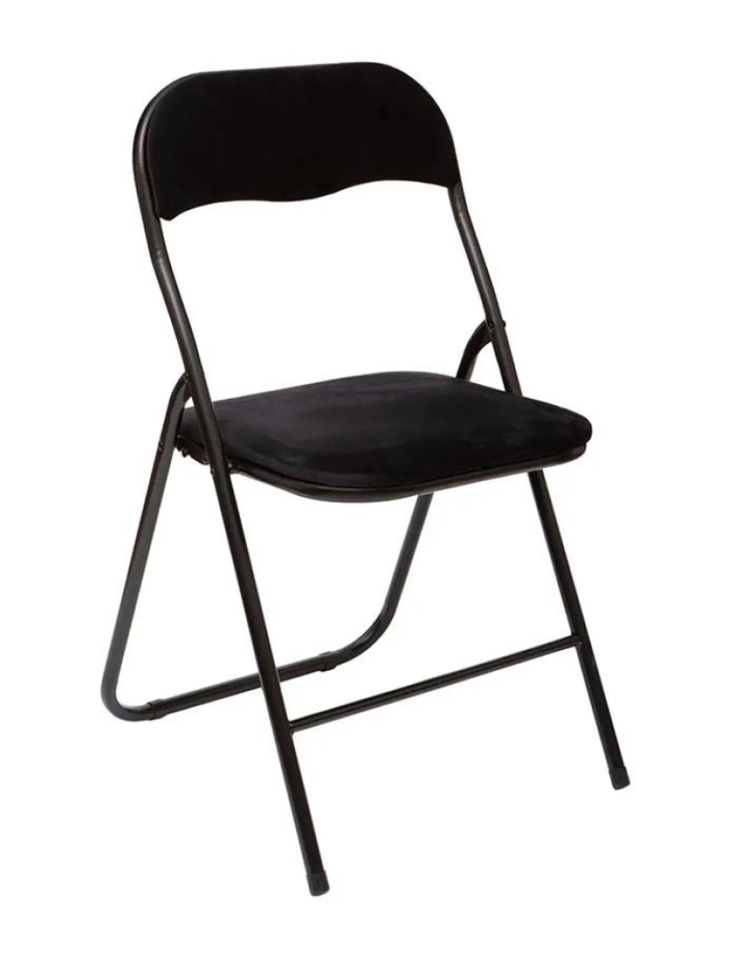 Atmosphera - Cadeira Dobrável Veludo Preto