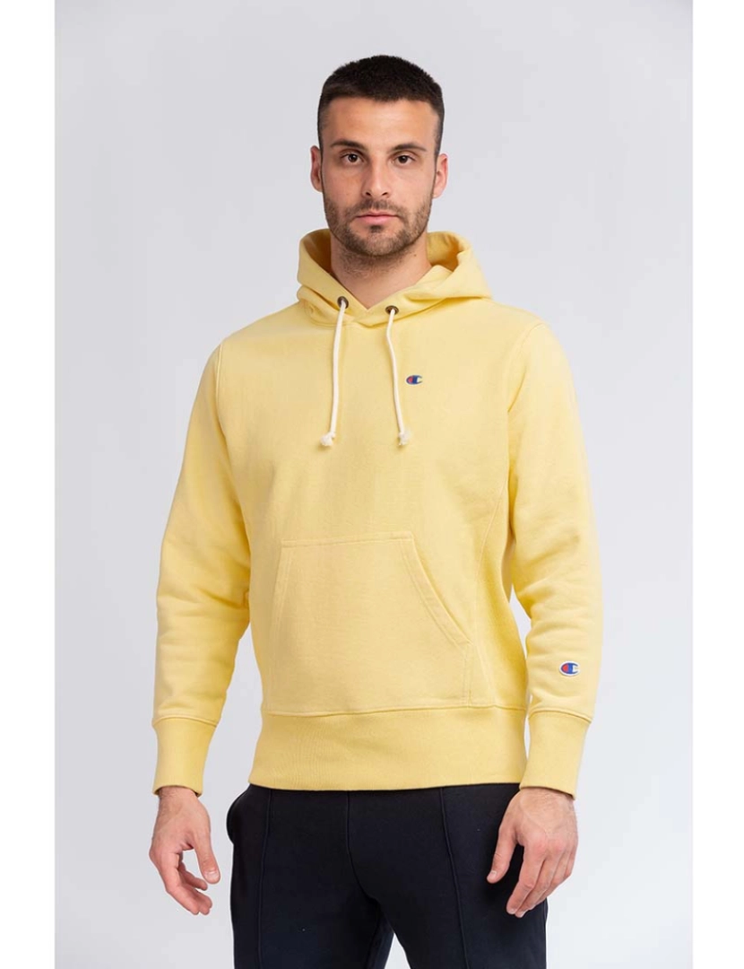 Champion - Sweatshirt Homem Amarelo