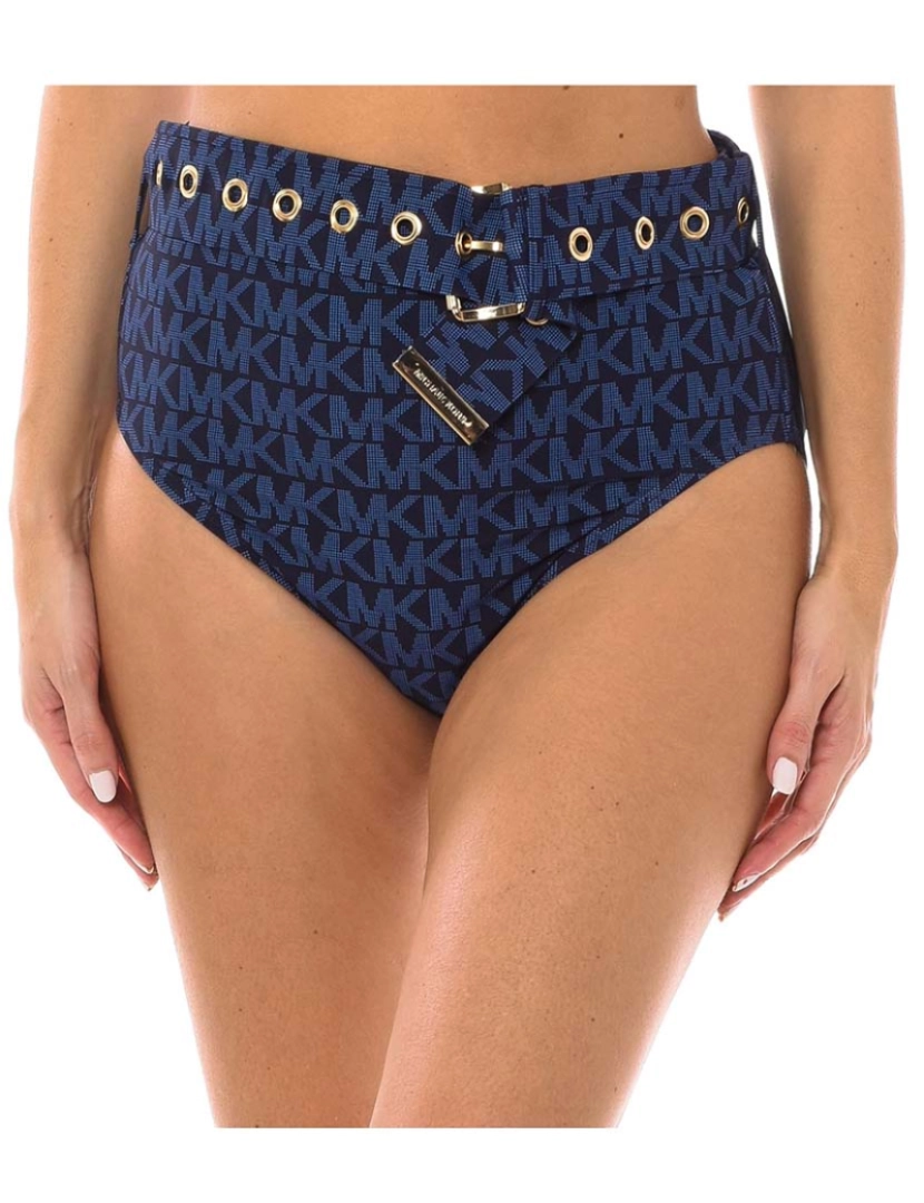 Michael Kors - Cuecas Bikini Senhora Azul Navy