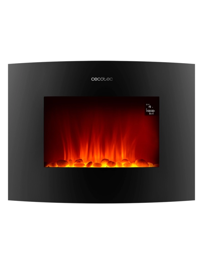 Cecotec - Lareira elétrica ReadyWarm 2250 Curved Flames Connected Cecotec