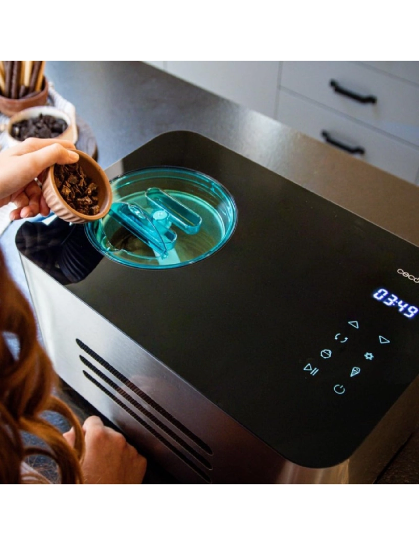 imagem de Cecotec Máquina para fazer gelados com compressor de 1,5 litros de capacidade e controlo tátil.5