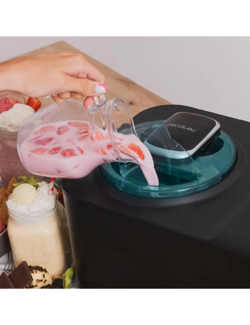 imagem de Cecotec Máquina para fazer gelados com compressor de 1,2 litros de capacidade e controlo tátil.3