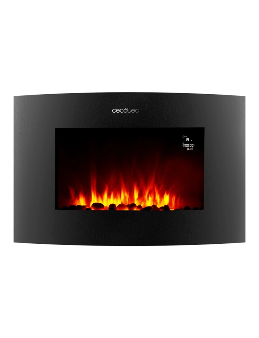 imagem de Lareira elétrica ReadyWarm 3550 Curved Flames Connected Cecotec1