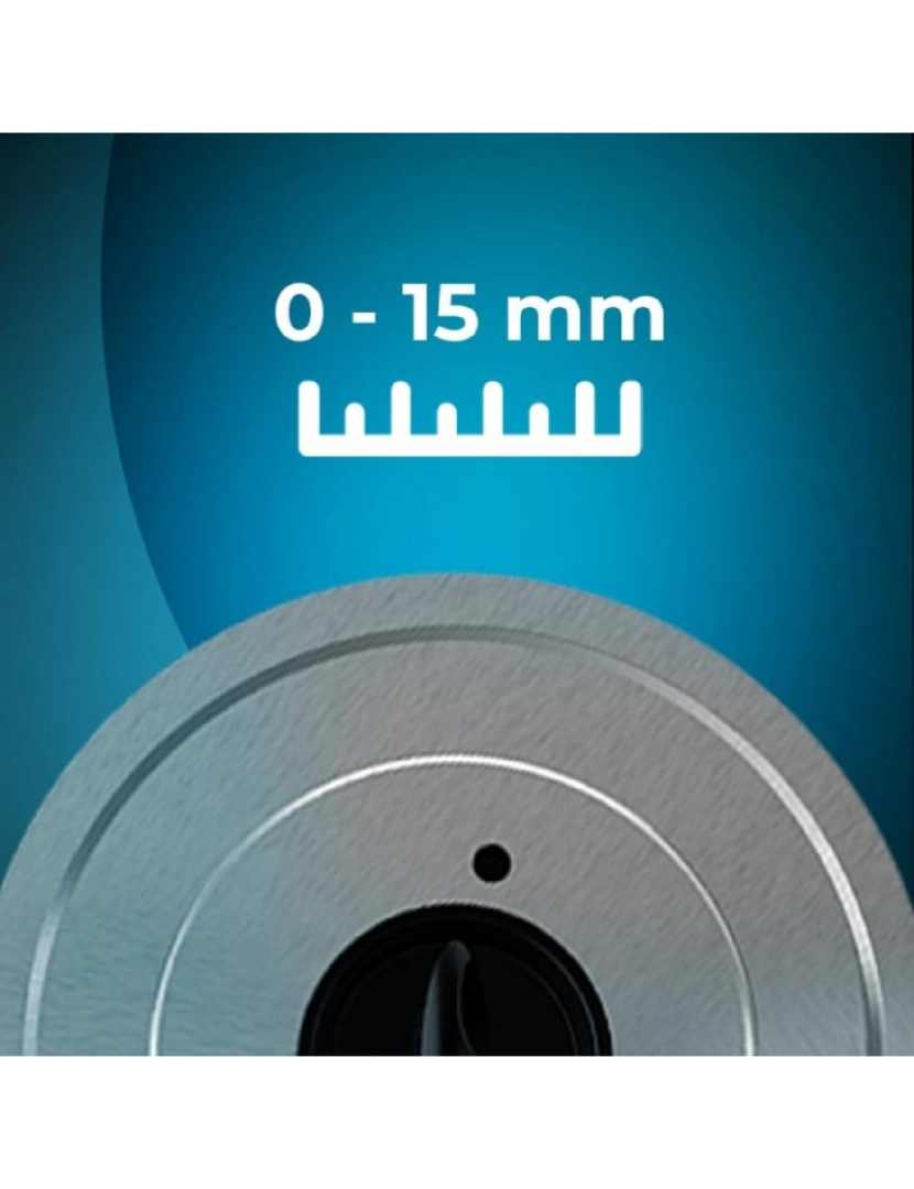 imagem de Cecotec Máquina de fatiar dobrável de 150 W que contém um disco de 170 mm de diâmetro e um sistema de ajuste gradual com a máxima precisão de espessura de 0 a 15 mm.3