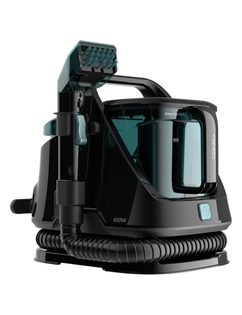 Cecotec - Cecotec Aspirador de estofos Spot & Carpet Clean. Potência de 650 W. Dois depósitos, um para água limpa e outro para água suja. Pulverizador de água e 12 kPa de sucção.