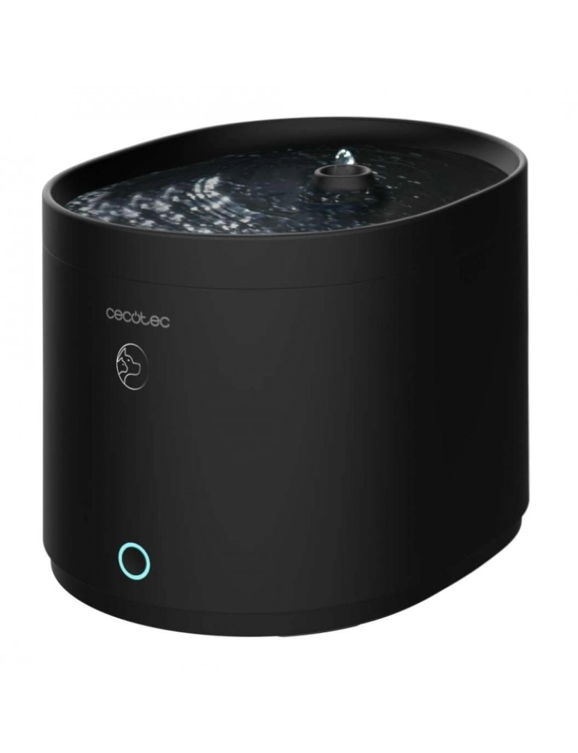 Cecotec - Cecotec Fonte automática para animais de estimação com capacidade de 2,5 l, incluindo filtro e controlo Wi-Fi, com lembretes de limpeza e de esvaziamento do depósito.