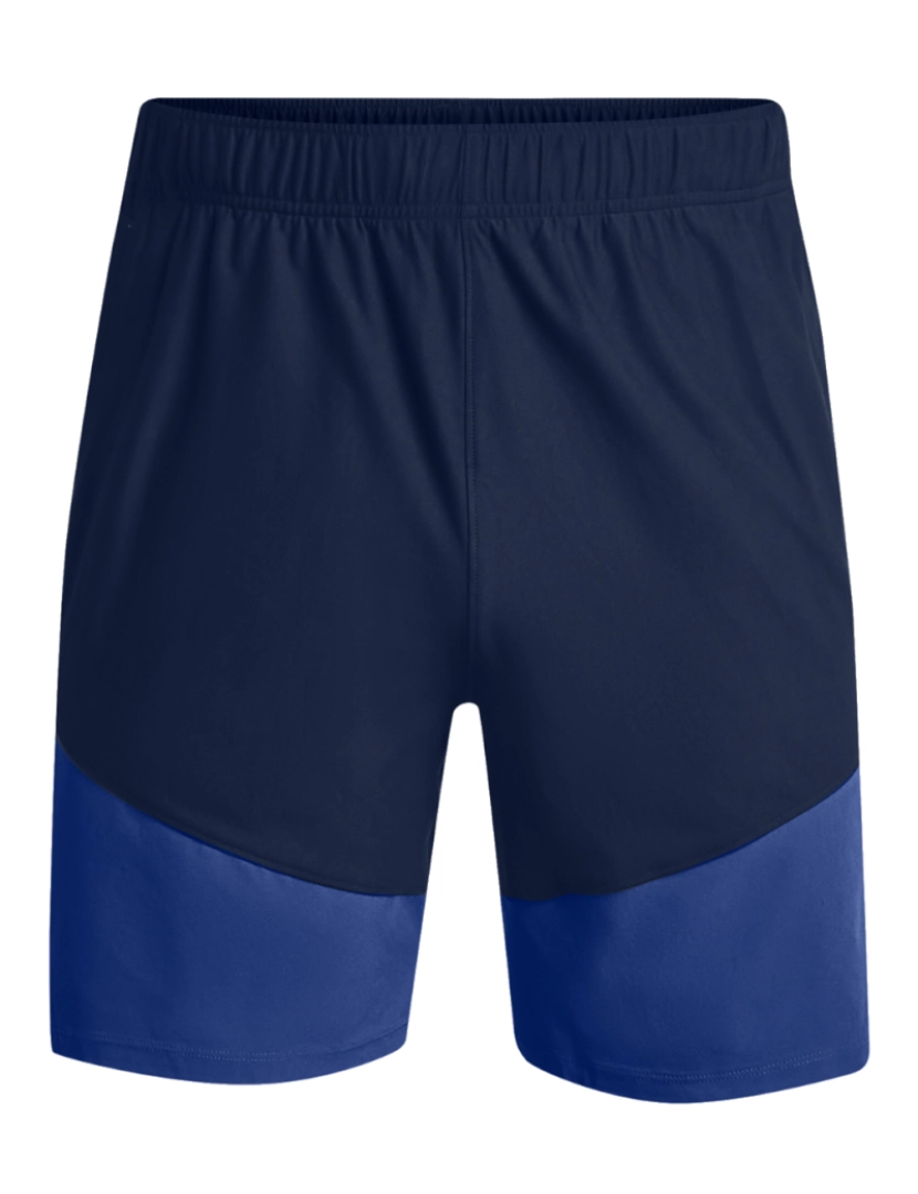 Under Armour - Shorts híbridos tecido de malha, Shorts marinhos