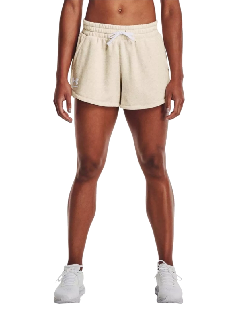 imagem de Rival Fleece Curto, Bege Shorts3