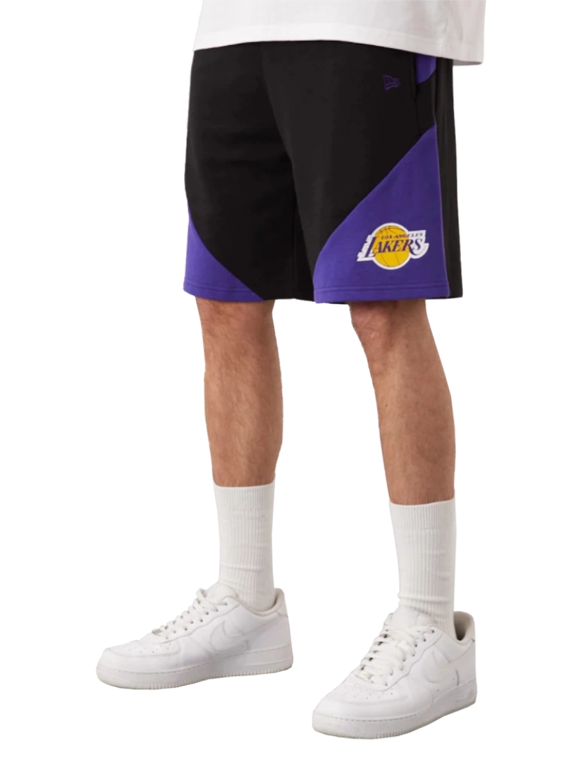 New Era - Nba Team Los Angeles Lakers Short, Black Shorts