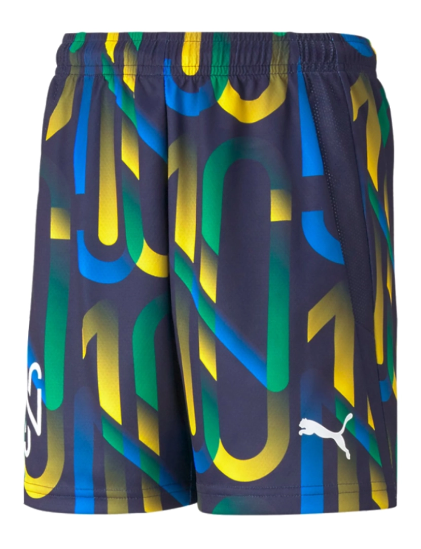 Puma - Neymar Jr Futuro impresso Shorts curtos, multicoloridos