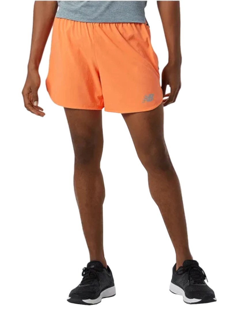 New Balance - Impacto Run 5 polegadas curto, laranja Shorts