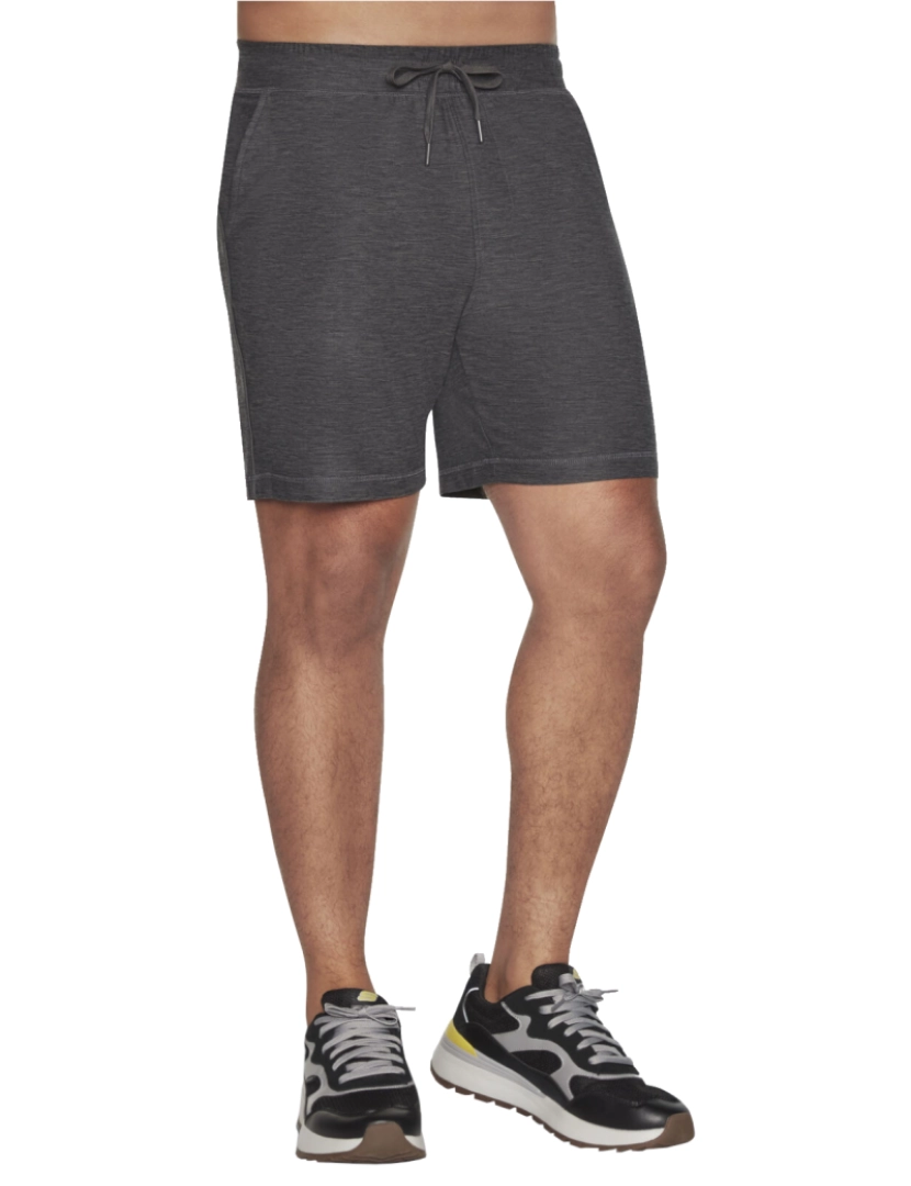 Skechers - Skech-Knits Ultra Go Lite 7 polegadas curto, Shorts cinzentos