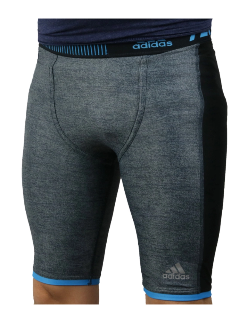 Adidas Performance - Techfit Chill Shorts, Shorts cinzentos