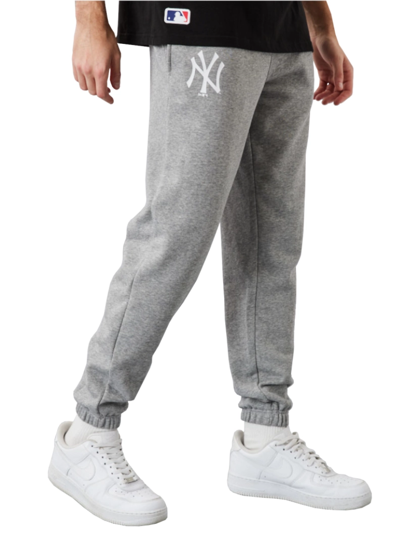 imagem de Mlb Team New York Yankees Logo Jogger, calças cinzentas1