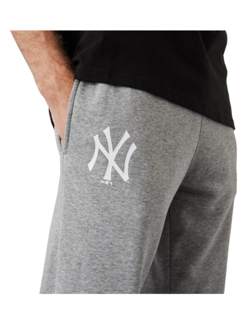 imagem de Mlb Team New York Yankees Logo Jogger, calças cinzentas3