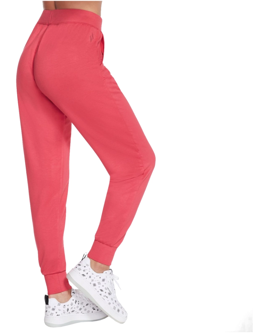 imagem de Skechluxe Descansável Jogger Pant, calças vermelhas3