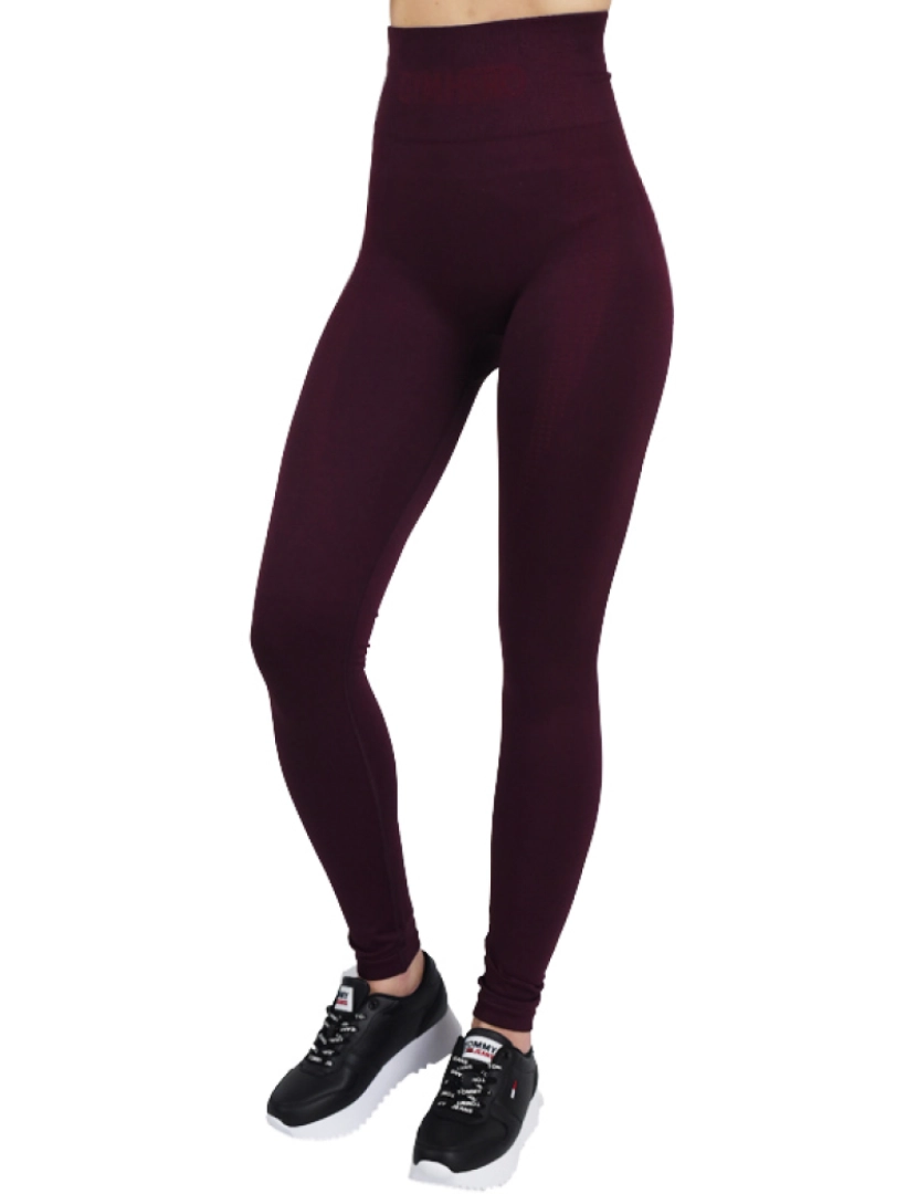 imagem de Empurre Leggings, Burgundy Leggings1