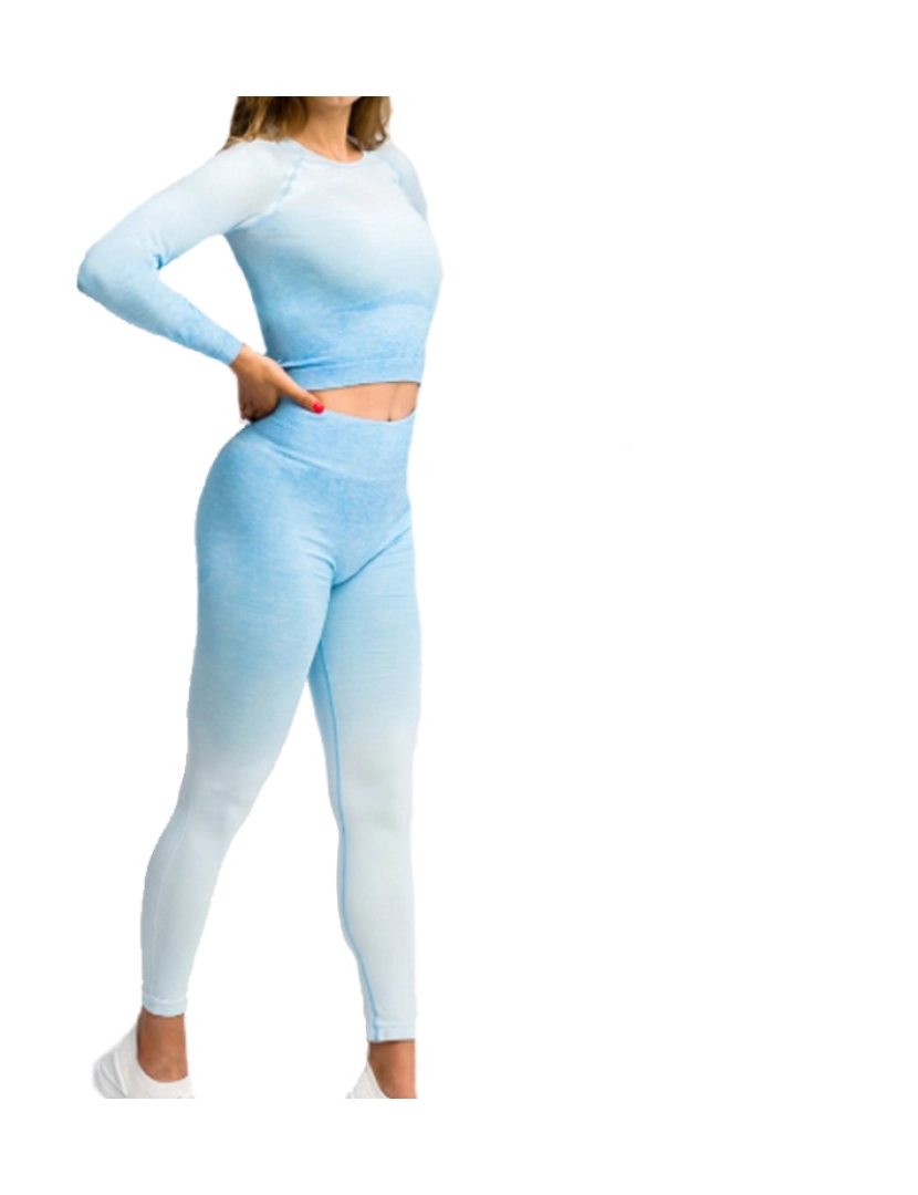 Gymhero - Leggins Ombre, Leggings azuis