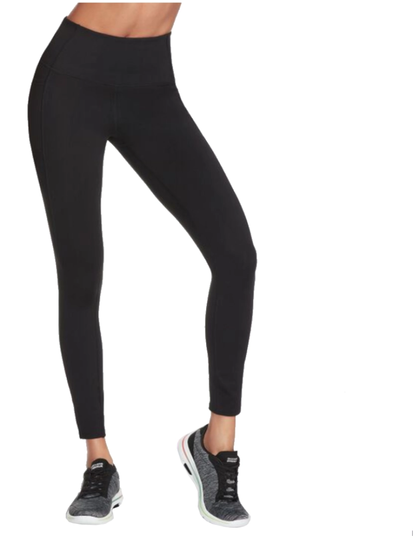 Skechers - Caminhe alto cintura Legging, Black Leggings