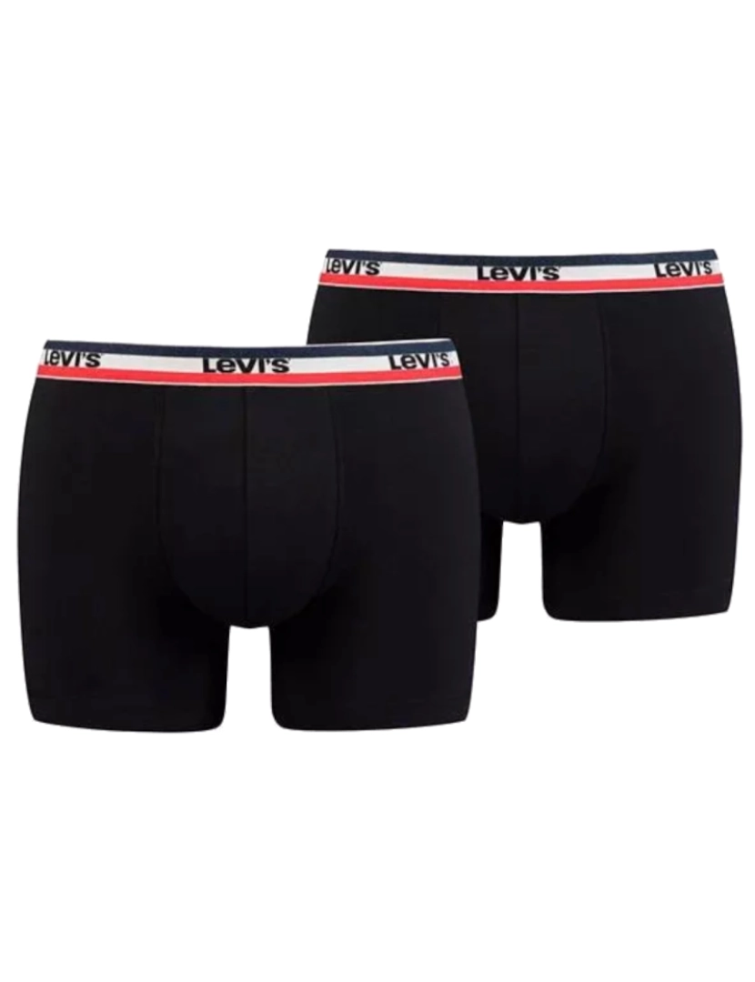 Levi's - Boxer 2 pares resumos, Black Boxer Shorts