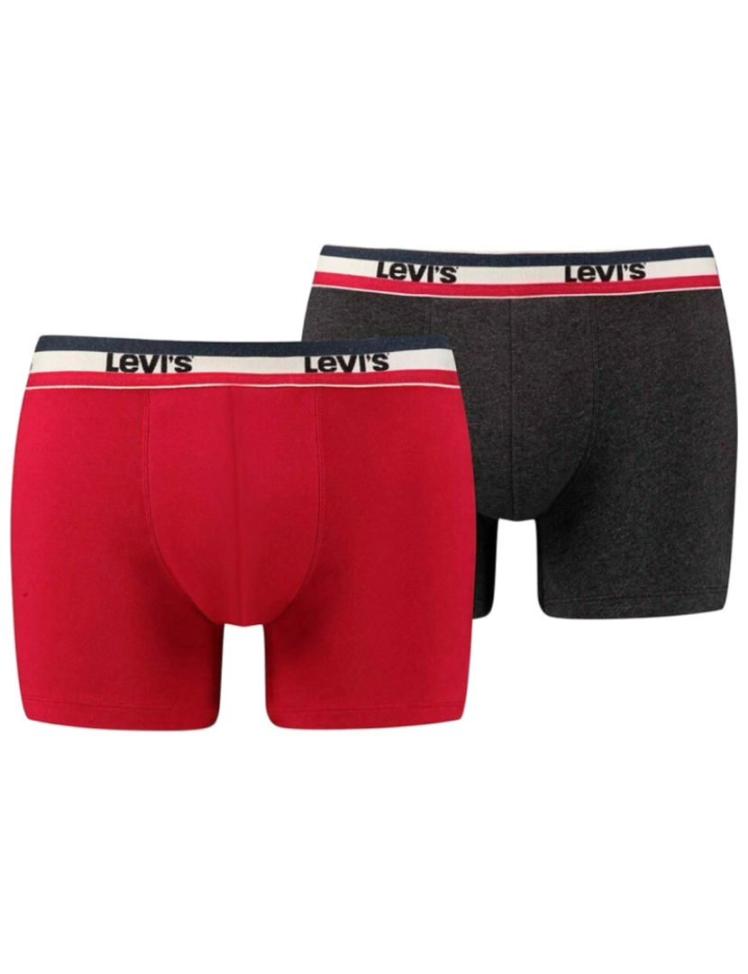 Levi's - Boxer 2 pares resumos, Red Boxer Shorts