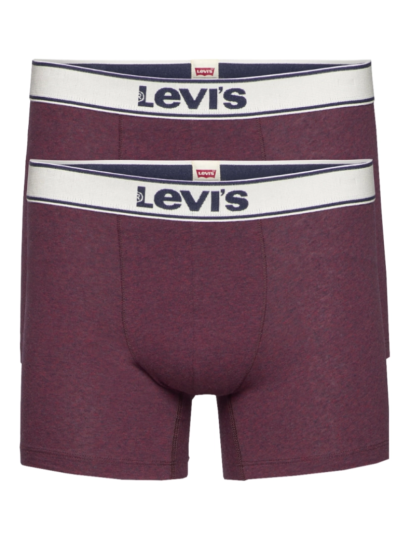 Levi's - Boxer 2 pares resumos, Burgundy Boxer Shorts