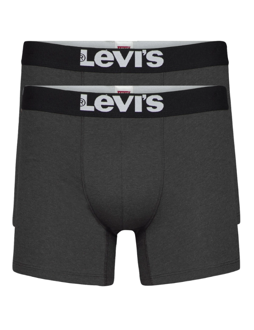 imagem de Boxer 2 pares resumos, cinzento boxer Shorts1