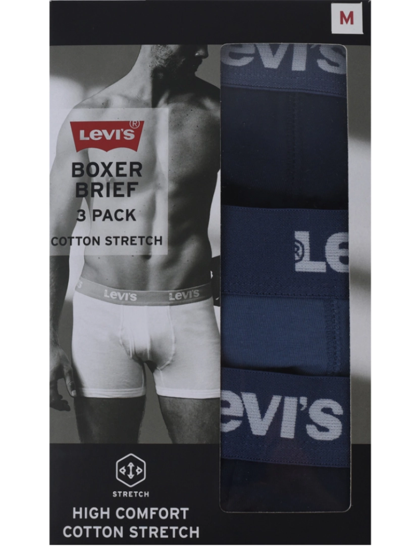 imagem de Boxer 3 pares resumos, Marinha Boxer Shorts2