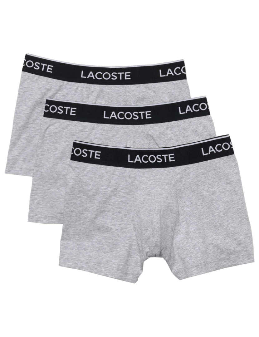 Lacoste - 3-Pack Boxer Briefs, Cinzento Boxer Shorts