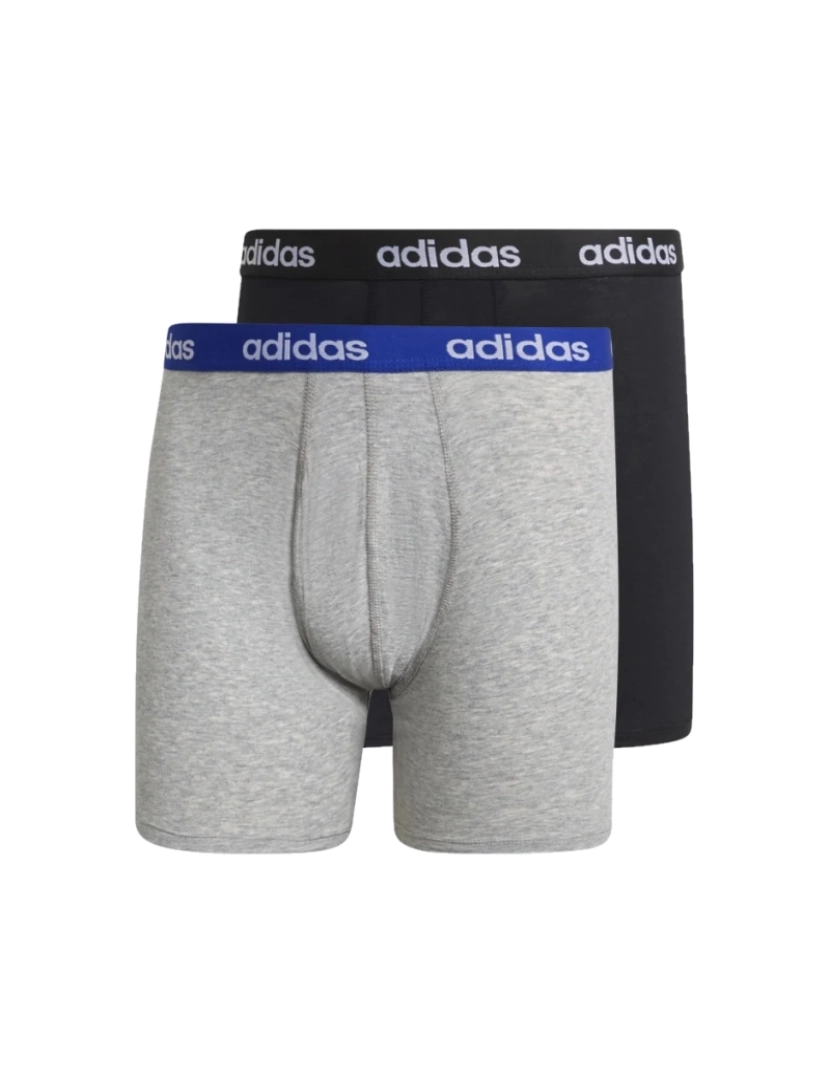 Adidas Performance - Linear Brief Boxer 2 Pack, Black Boxer Shorts