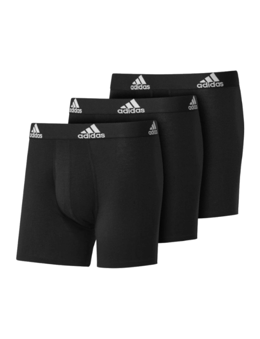 imagem de Bos Briefs 3 pares, Black Boxer Shorts1