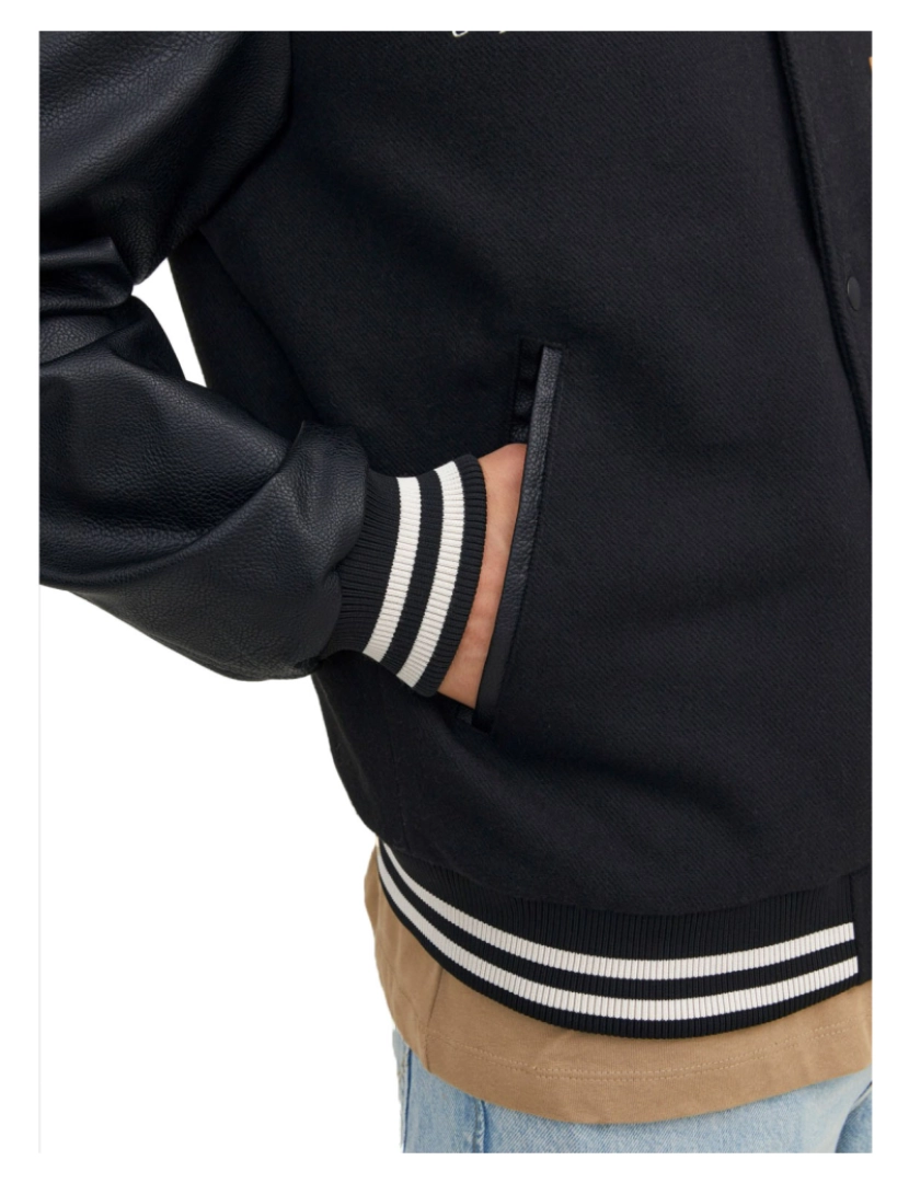 imagem de Jack & Jones College Wool Blend Bomber Marrom4