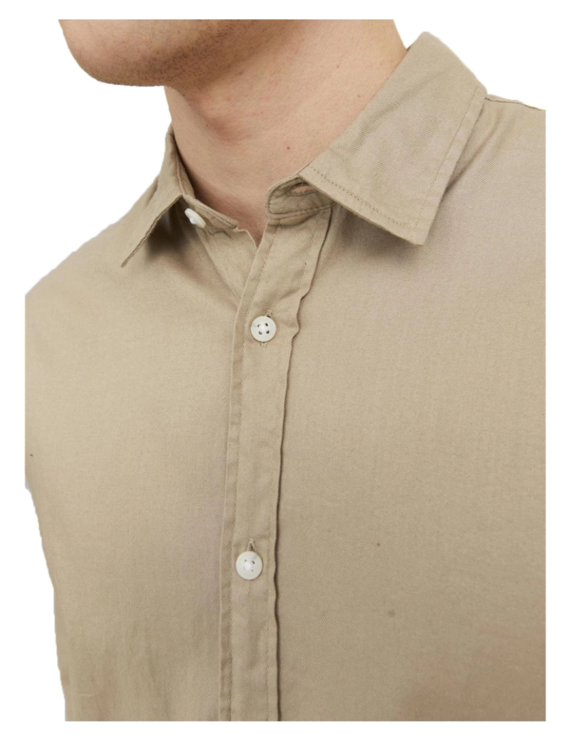 imagem de Jack & Jones Gingham Twill Slim Shirt L/S  Bege3