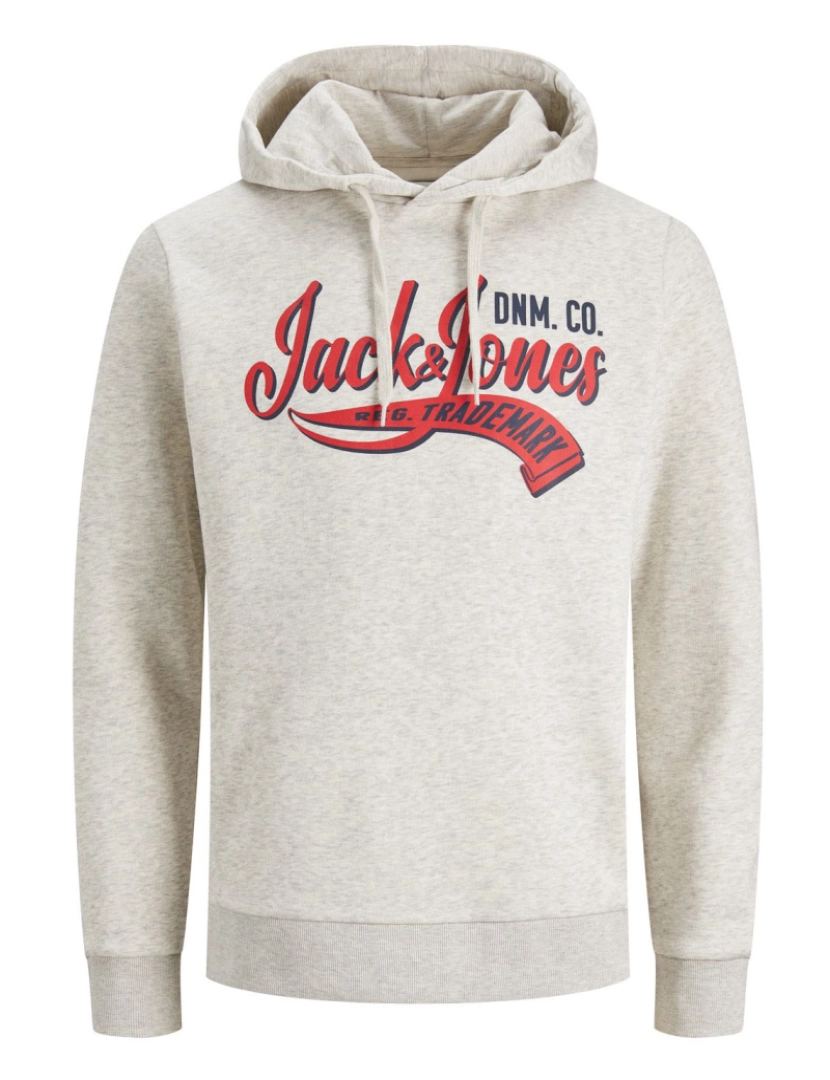 Jack & Jones - Jack & Jones Logo Sweat Hood  Branco