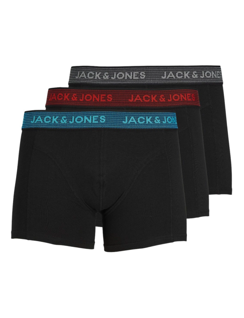 Jack & Jones - Jack & Jones 3-Pack Boxers Mix Negro