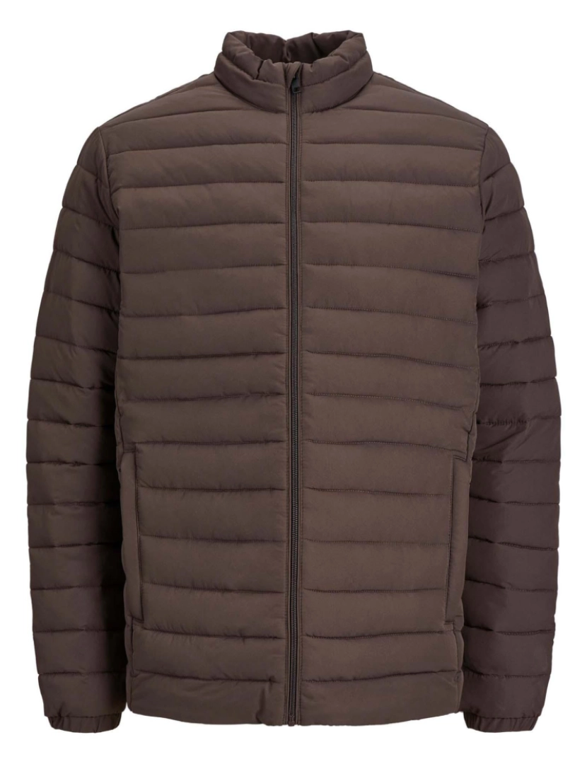 Jack & Jones - Jack & Jones Recycle Puffer Collar Marrom