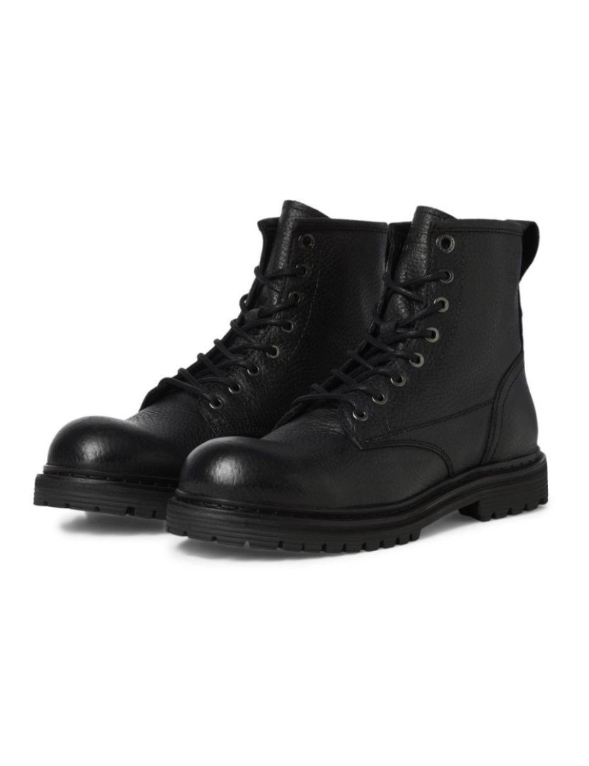 imagem de Jack & Jones Buckley Leather Boot Negro3