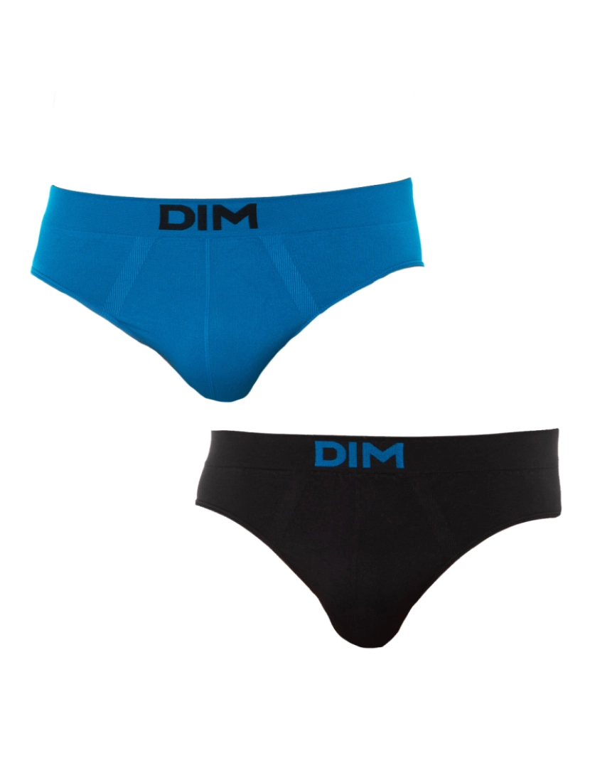 DIM - Pack-2 Slips Unno Basic sem costura D05HG homem