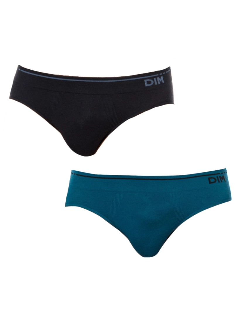 DIM - Pack-2 Slips Unno Basic sem costuras D05HE homem